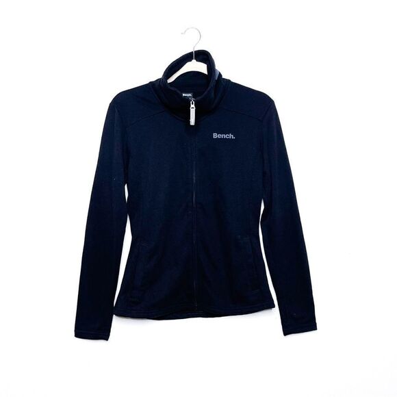 Bench Women's Black Fleece Full-Zip Jacket - Size Medium - Picture 1 of 6